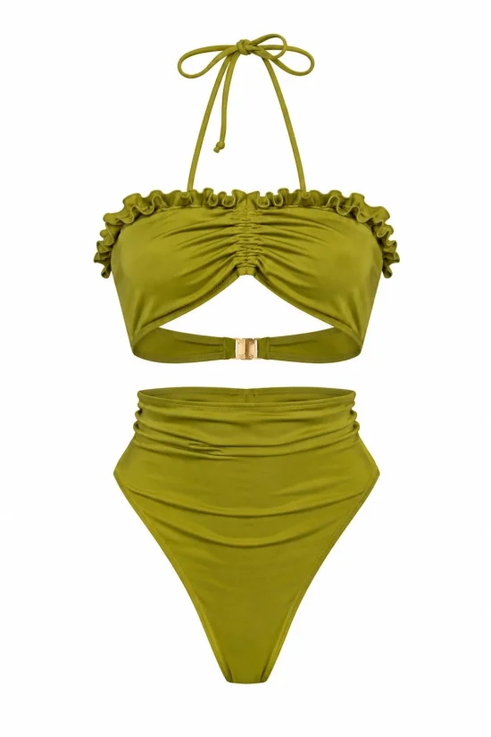 Lè Saule HIGH WAIST OLIVE