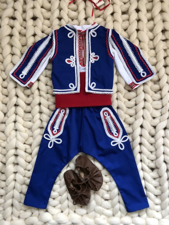 Bulgarian Costumes Стилизиран костюм - Син